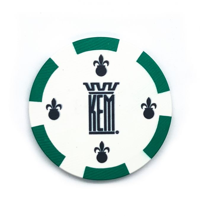 Kem Crown Poker Chip - Green main image
